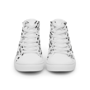 Men’s high top canvas shoes